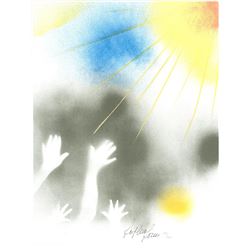 Sophia Loren, Flag Series, Lithograph #
