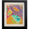 Image 1 : Charles Manson, Fish Design, Watercolor and Ink Drawing