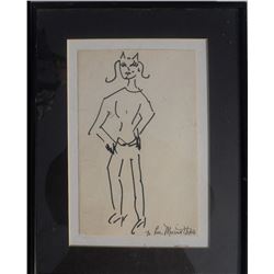 Lee Meriwether, Catwoman, Marker Drawing