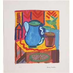 Henry Miller, Blue Pitcher, Lithograph #