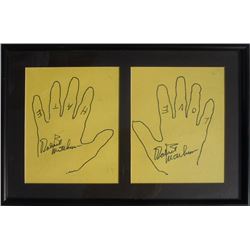 Robert Mitchum, Love and Hate Hands, Two Marker Drawings