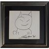 Image 1 : Terry Moore, Cat Doodle, Marker Drawing