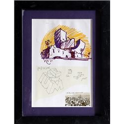 Claes Oldenburg, Alphabet as City, Poster