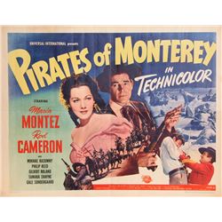 The Pirates of Monterrey starring Maria Montez, Movie Poster #