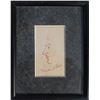 Image 1 : Vincent Price, Self Portrait Red, Ink Drawing
