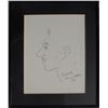 Image 1 : Vincent Price, Self Portrait, Ink Drawing