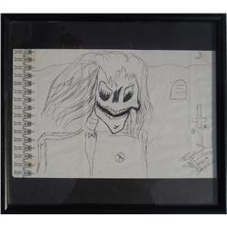 Richard Ramirez, Night Stalker, Ink Drawing