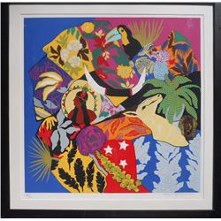 Hunt Slonem, Horns of Plenty I, Serigraph