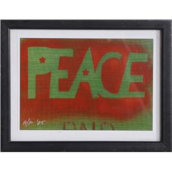 Unknown Artist, Peace, Offset Lithograph