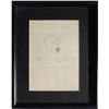 Image 1 : Jessica Tandy, Self Portrait, Ink Drawing