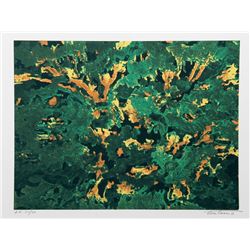 Domenick Turturro, Wind White Leaves, Serigraph #
