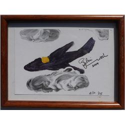 Blair Underwood, Airplane and Clouds, Offset Lithograph