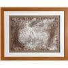 Image 1 : Abstract Landscape in Brown, Pastel Drawing