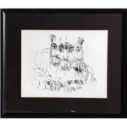 Portrait of a Writer, Lithograph