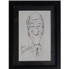 Image 1 : Dick Van Dyke, Self Portrait, Ink Drawing
