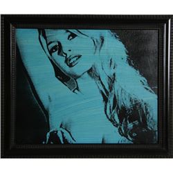 Thomas van Housen, Brigitte Bardot, Acrylic Xerox Transfer on Panel  #