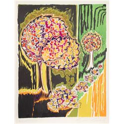 Gloria Vanderbilt, Autumn, Silkscreen #