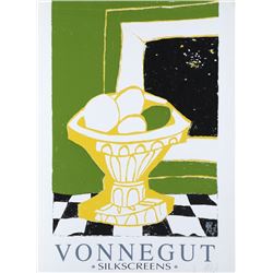 Kurt Vonnegut, Poster for Exhibition of Silkscreens