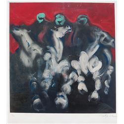 Billy Dee Williams, Bedouin Horsemen, Lithograph