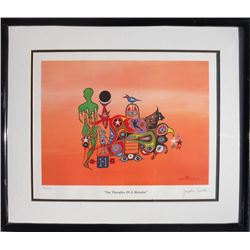 Jonathan Winters, The Thoughts of a Matador, Lithograph