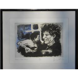 Ronnie Wood, Keith in Voodoo Lounge, Screenprint on Somerset