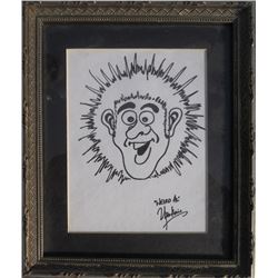 Weird Al Yankovic, Portrait, Marker Drawing