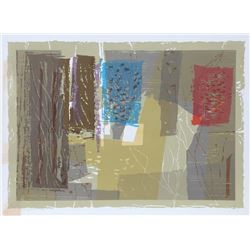 Seong Moy, Court of Solitude, Serigraph