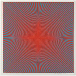 Roy Ahlgren, Homage to the Cross 3, Silkscreen
