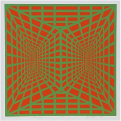 Roy Ahlgren, Stereopsis I, Silkscreen