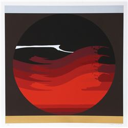Thomas W. Benton, Gate Series Red, Silkscreen