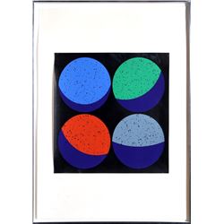 Herbert Bayer, The Four Seasons, Silkscreen on Foil