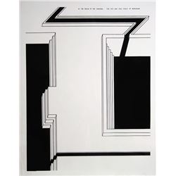 Robert Morris, The Hot and Cold Pools of Persuasion, Realm of the Carceral, Aquatint Etching