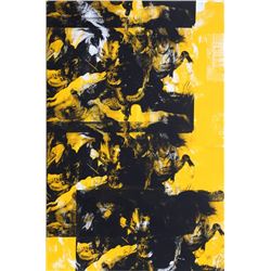 Ruperto Cabrera, Hunting Celebration II, Oil, Silkscreen, Zund UV Jet Print on Canvas
