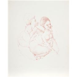 Karl Otto Bachmann, The Encounter, Lithograph