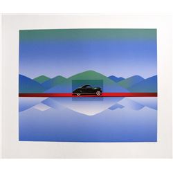 Jean-Michel Folon, I'm Writing From California, Serigraph