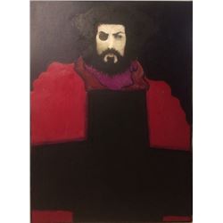 Ramon Santiago, Mad Man, Oil Painting