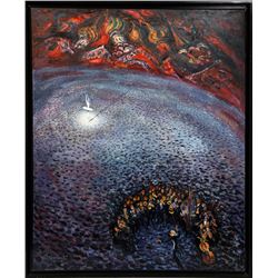 Ilya Shenker, Swan Lake, Oil Painting