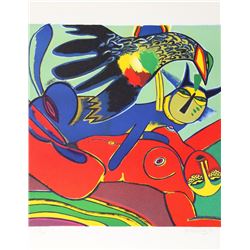 Corneille, Elle se Donne a L'ete She Gives Herself to Summer, Lithograph