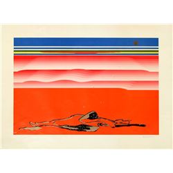M. Debashis, Beach Nap, Silkscreen