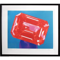 Richard Bernstein, Ruby, Silkscreen in Colors