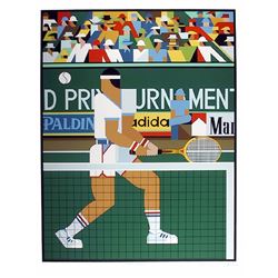 Giancarlo Impiglia, Tennis Player, Serigraph