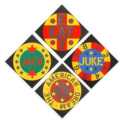 Robert Indiana, The American Dream #2, Suite of Four Serigraphs