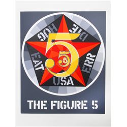 Robert Indiana, The Figure 5 from the American Dream Portfolio, Serigraph