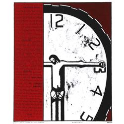 Andrew Castrucci, Book of Genesis According to Saint Miguelito, Silkscreen - Text by Miguel Pinero