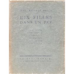 Marie Laurencin, Dix Filles dans un Pre by Jean-Richard Bloch, Book with 4 Etchings