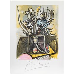 Pablo Picasso, Vase de Fleurs, Lithograph