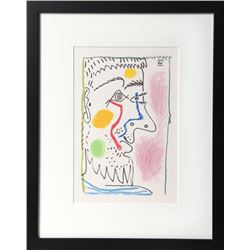 Pablo Picasso, Untitled - Profile VII, Lithograph