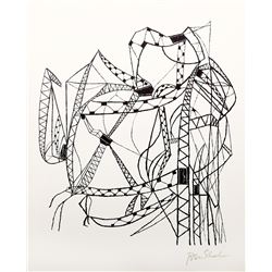 Ben Shahn, Many Cities from the Rilke Portfolio, Lithograph