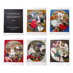 Graciela Rodo Boulanger, Mouvements, Portfolio of 5 Lithographs