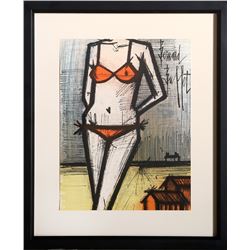 Bernard Buffet, La Plage, Lithograph